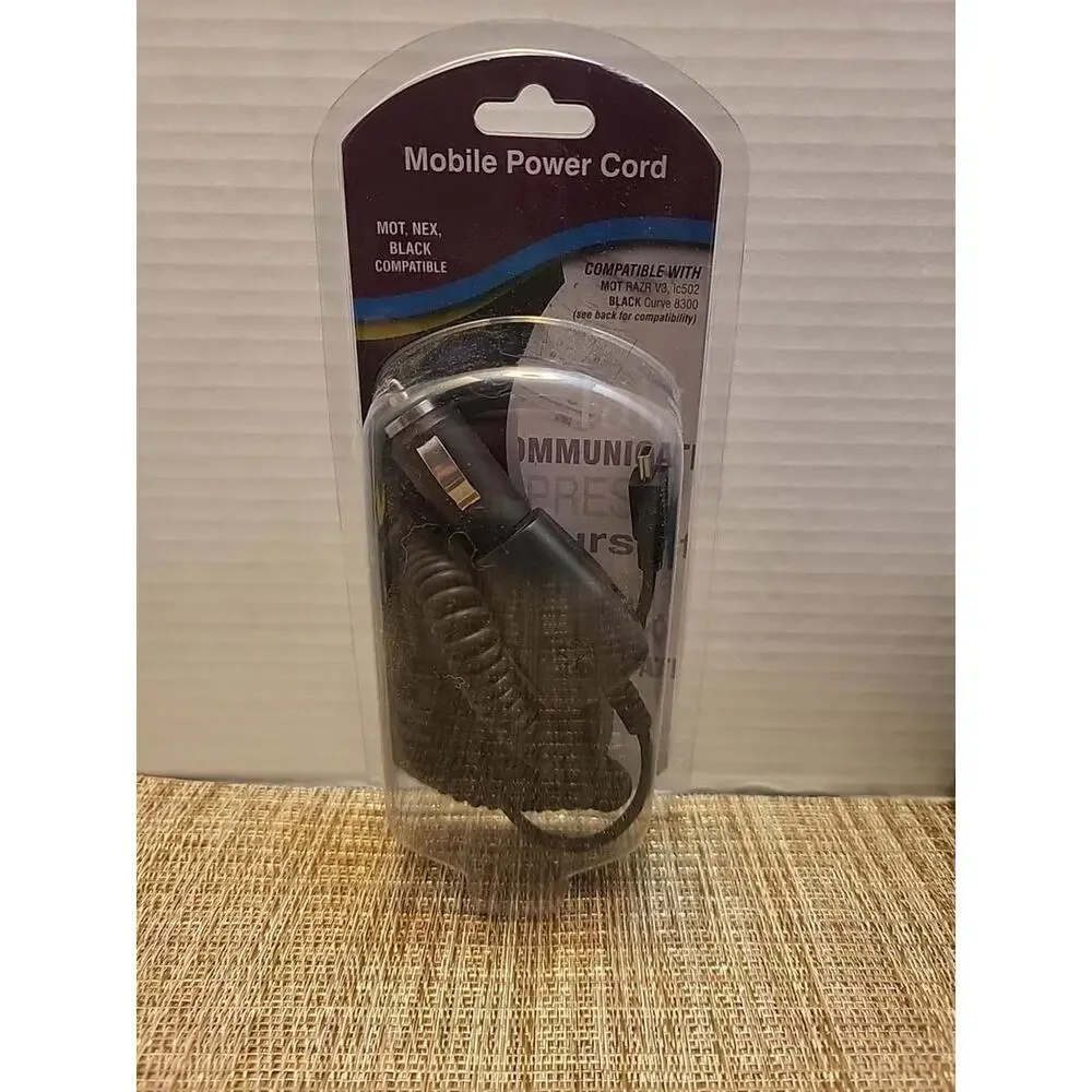 Car Cell Phone Charger for Black Motorola Nextel Sharp Ericsson ZTE